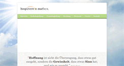 Desktop Screenshot of hospizverein-marl.de